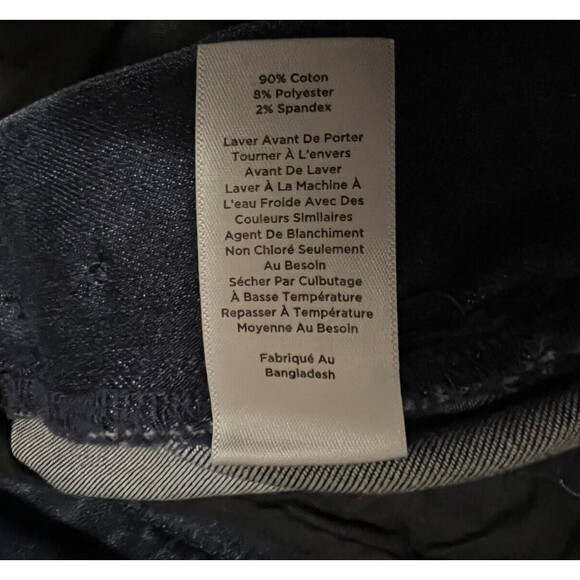 Talbots Double Button Slim Ankle Jeans  Women's Size 4P  Nautical  Dark Denim - Picture 7 of 8